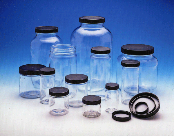 Conservation Support Systems - Jars - Short Straight Sided with PTFE Lids